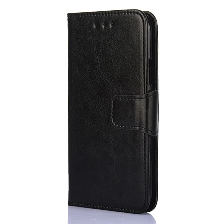 For OnePlus 10T 5G / Ace Pro 5G Texture PU Leather Wallet Flip Case Folio Book Design Magnetic Closure Stand Protective Cover - Black