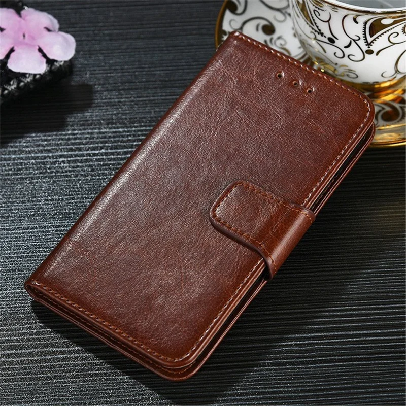 For OnePlus 10T 5G / Ace Pro 5G Texture PU Leather Wallet Flip Case Folio Book Design Magnetic Closure Stand Protective Cover - Brown