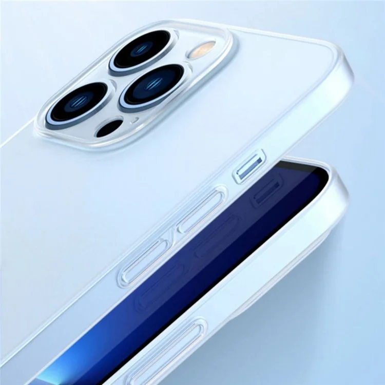 Yoobao Mattelefonhülle Für Iphone 13 Pro Max. 6,7 Zoll Ultra-dünner Anti-fall-deckungs-silikon+acryl-slim-gehäuse - Blau