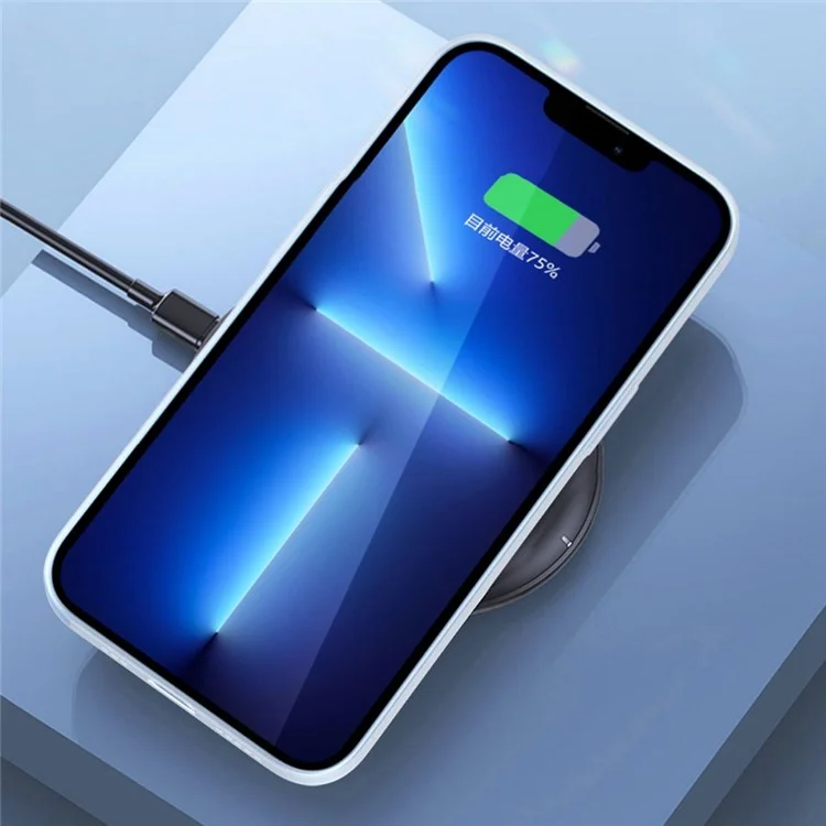 Yoobao Mattelefonhülle Für Iphone 13 Pro Max. 6,7 Zoll Ultra-dünner Anti-fall-deckungs-silikon+acryl-slim-gehäuse - Blau