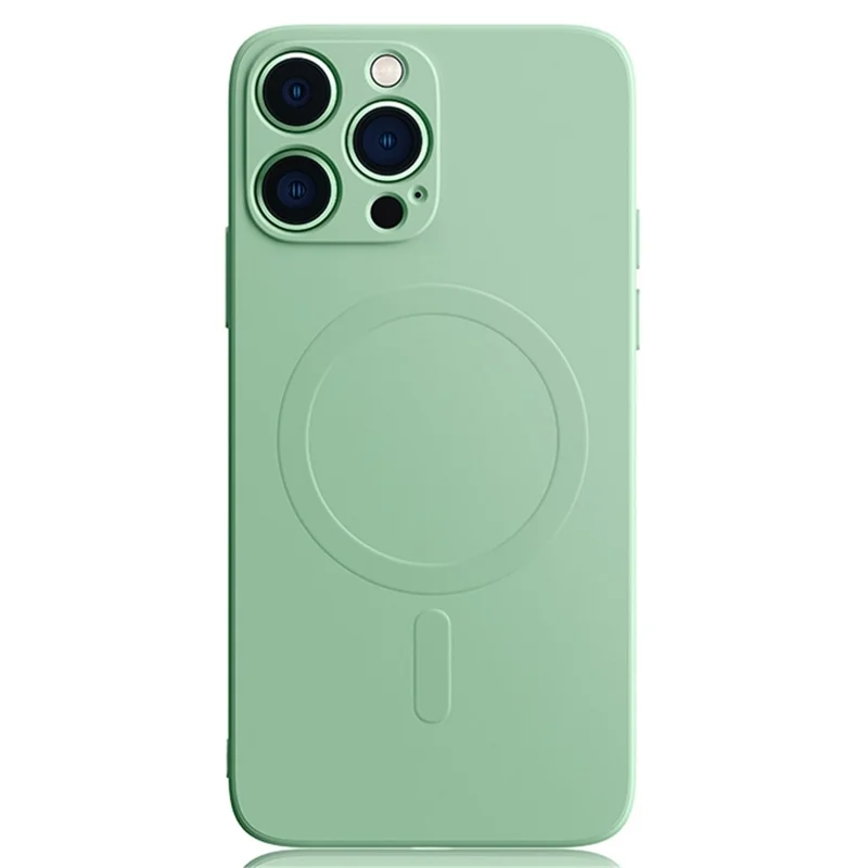YOOBAO Protective Case for iPhone 13 Pro 6.1 inch Magnetic Silicone Case Scratch Resistant Slim Cover - Matcha Green