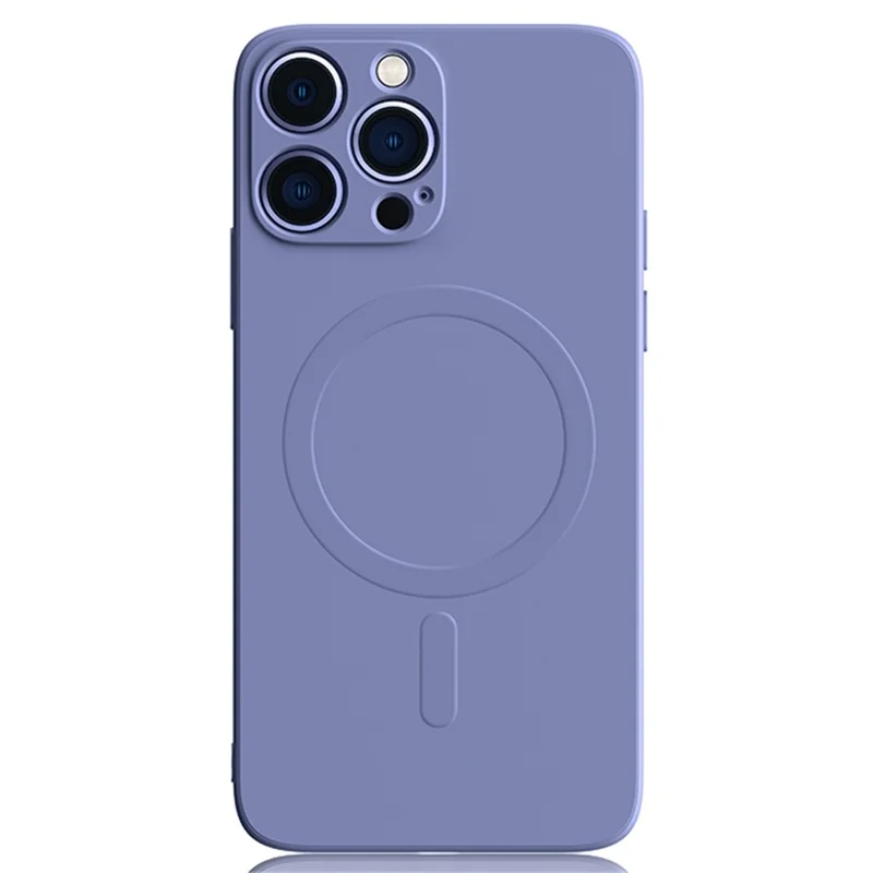 YOOBAO Magnetic Silicone Case for iPhone 13 Pro Max 6.7 inch Protective Phone Cover Shockproof Slim Case - Light Purple