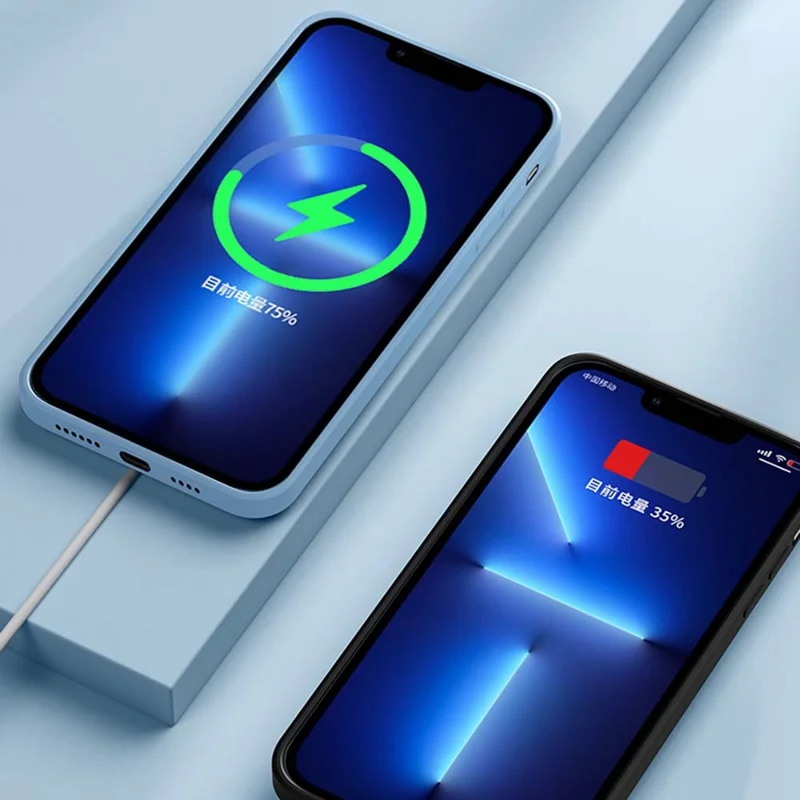 YOOBAO Magnetic Silicone Case for iPhone 13 Pro Max 6.7 inch Protective Phone Cover Shockproof Slim Case - Light Purple