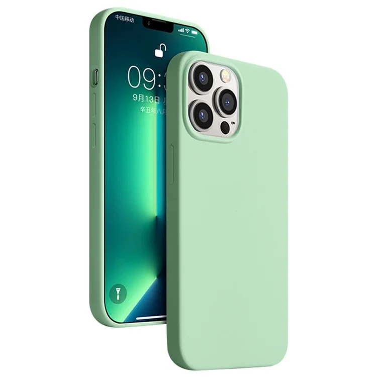 Yoobao Für Iphone 13 Pro 6,1 Zoll Soft Silicon Case Ultra Slim Smooth Touch Anti-drop-telefonabdeckung - Grün
