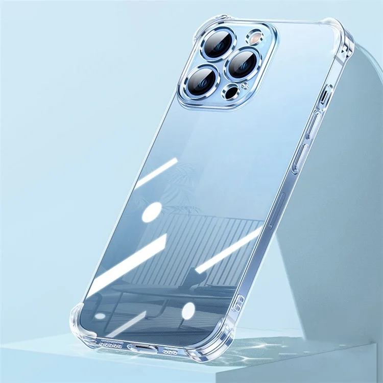 Yoobao Pour Iphone 13 Pro 6.1 Pouces Clai de Téléphone Silicone Transparent Four Corners Airbag Protection Back Cover