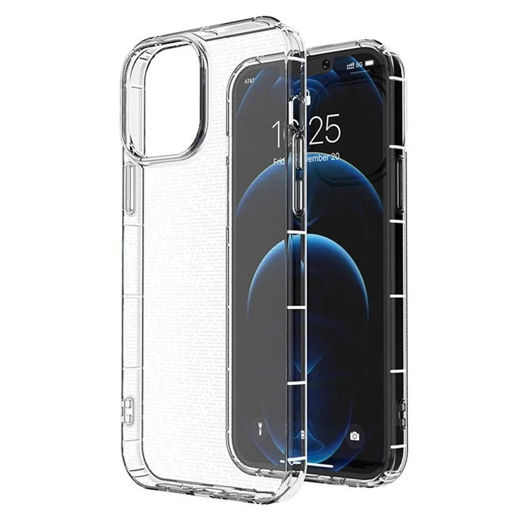 For iPhone 14 6.1 inch Crystal Clear Airbag Drop-proof Phone Case Anti-scratch TPU Cover