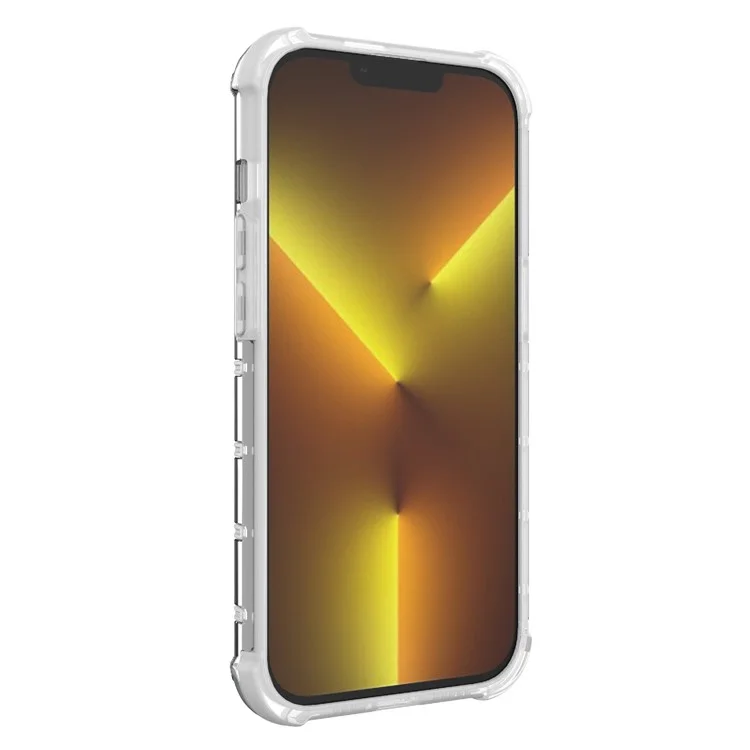 Pour Iphone 13 Pro Max 6,7 Pouces Case Slim de Slim pc + Coque de Protection Hybride Anti-automne Tpu - Transparent
