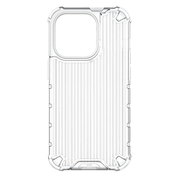 Pour Iphone 13 Pro Max 6,7 Pouces Case Slim de Slim pc + Coque de Protection Hybride Anti-automne Tpu - Transparent