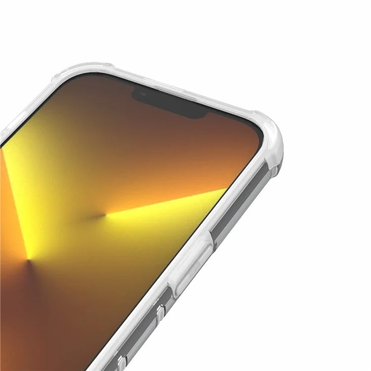 Pour Iphone 13 Pro Max 6,7 Pouces Case Slim de Slim pc + Coque de Protection Hybride Anti-automne Tpu - Transparent