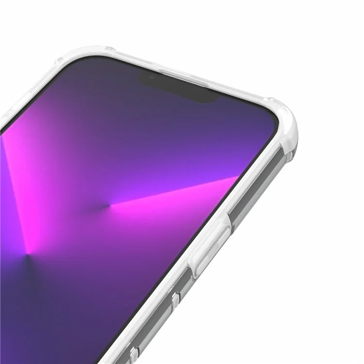 Pour Iphone 14 Pro Max 6,7 Pouces Anti-Scratch Slim Case pc + Tpu Hybrid Shell Shockproof Téléphone Couverture - Transparent