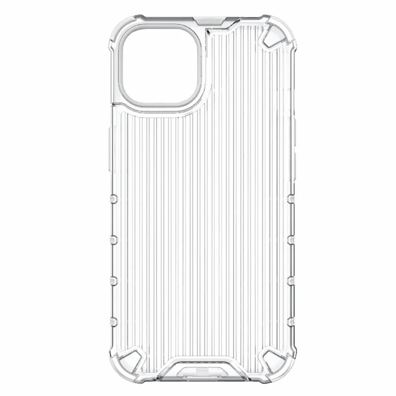 PC+TPU Hybrid Phone Case for iPhone 14 Plus Scratch-Proof Slim Shell Anti-Fall Protective Case - Green