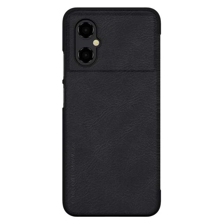 Serie Nillkin Qin Per Xiaomi Poco M4 5G Telefono Anti-scratch Casa di Shock Puil - Nero