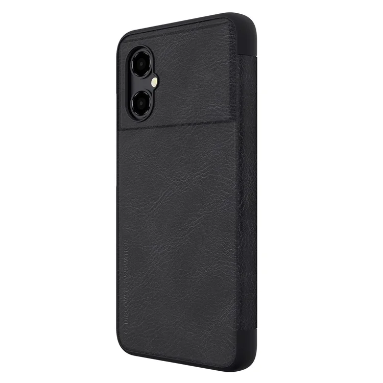 Serie Nillkin Qin Per Xiaomi Poco M4 5G Telefono Anti-scratch Casa di Shock Puil - Nero