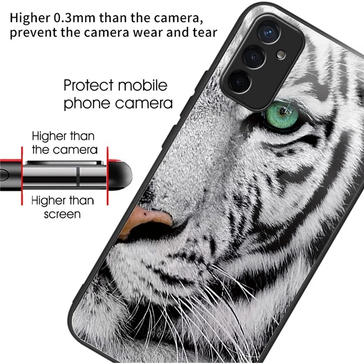 Для Samsung Galaxy M13 4G Печать Печать Телефона. - Голова Тигра