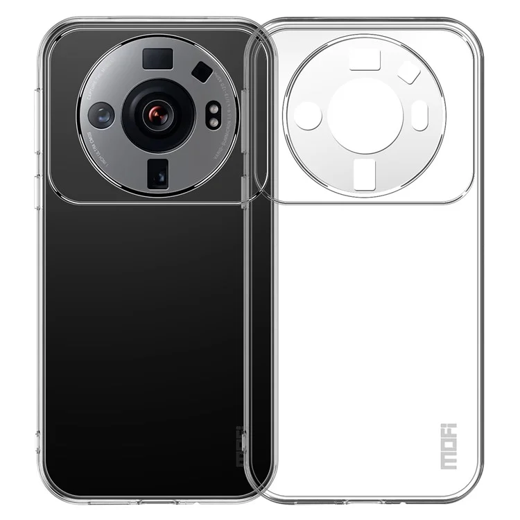 MOFI Для Xiaomi 12S Ultra 5G Ultra Slim Slim Anti-fall Fexlible TPU Телефона Прозрачный