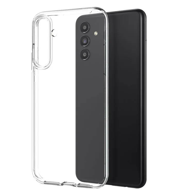 NORTHJO Pour Samsung Galaxy A13 5G / A04s 4G (164,7 x 76,7 x 9,1 mm) Étui de téléphone en TPU flexible avec protecteur d'écran en verre trempé HD transparent
