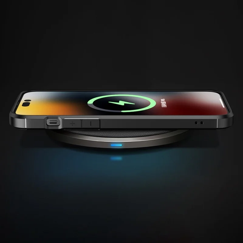 For iPhone 14 Pro Max 6.7 inch Protective Case PC+TPU Hybrid Shockproof Phone Cover - Black