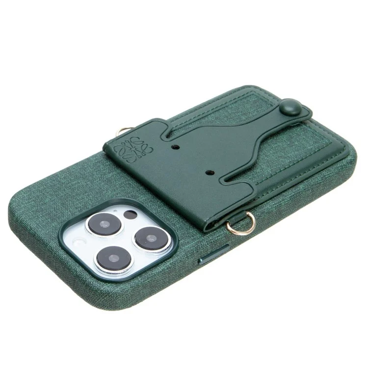 For iPhone 14 Plus Elephant Shaped Card Holder Mobile Phone Cover PU Leather Coated Liquid Silicone Phone Case - Blue