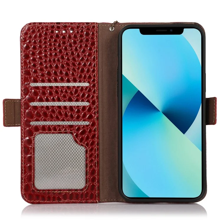Для Huawei Nova Y90 4G / Наслаждайтесь 50 Pro 4G Подлинная Кожаная Кожаная Крышка Кожа - Красный