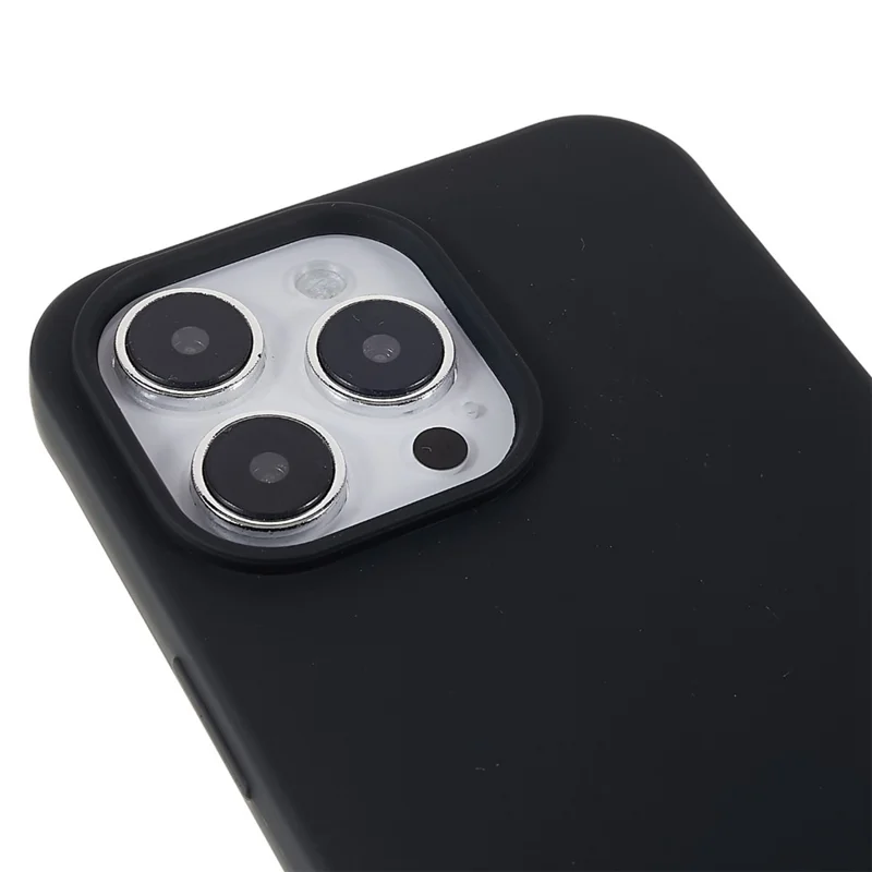 For iPhone 14 Pro 6.1 inch Integrated TPU Phone Case Anti-scratch Back Cover with Adjustable Lanyard - Black