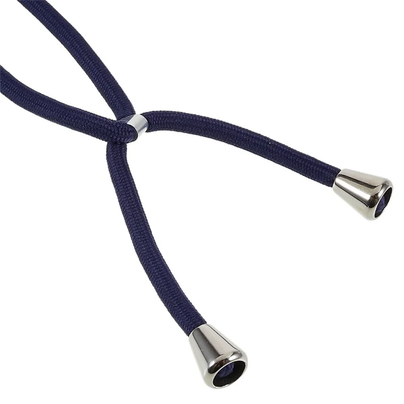 For iPhone 14 Pro Max 6.7 inch Integrated TPU Case Drop-proof Back Cover with Adjustable Lanyard - Dark Blue