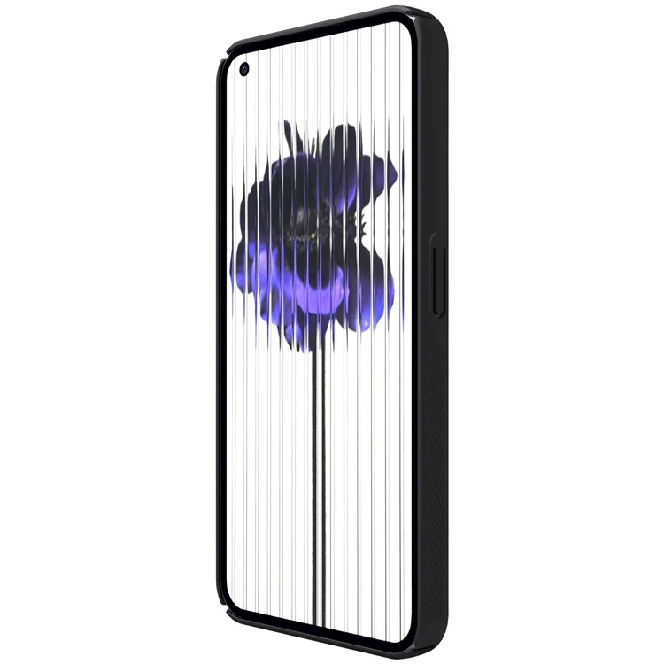 NILLKIN Frosted Shield Phone Case per Nothing phone (1) 5G, Guscio Protettivo in PC Opaco Antivento con Tagli Precisi - Nero