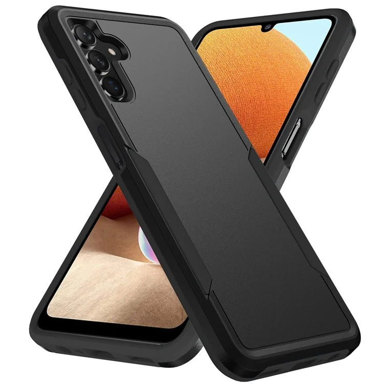 Per Samsung Galaxy A13 5G PC + TPU Dual Layer Protection Cover Back Protector Anti-drop Phone Case - Nero