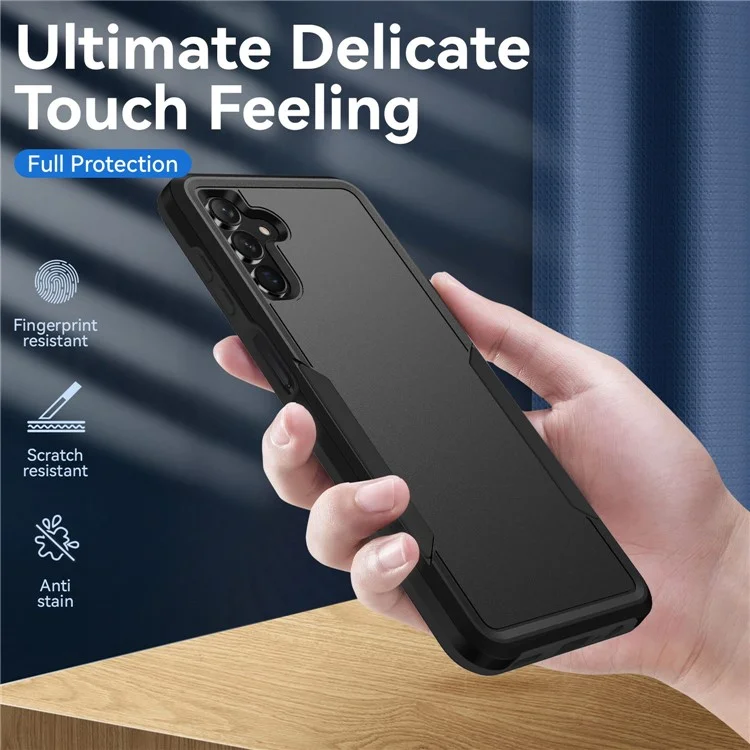 Per Samsung Galaxy A13 5G PC + TPU Dual Layer Protection Cover Back Protector Anti-drop Phone Case - Nero