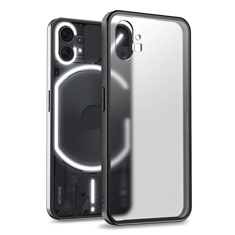 Para Nothing phone (1) 5G Armor Series Anti-scratch Hard PC Soft TPU Cell Phone Case Drop-proof Back Cover - Preto
