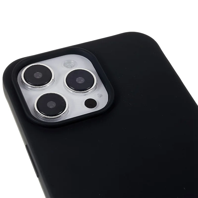 For iPhone 14 Pro 6.1 inch Anti-scratch Matte Surface TPU Phone Cover Anti-fall Protective Shell + Wide Strap - Black