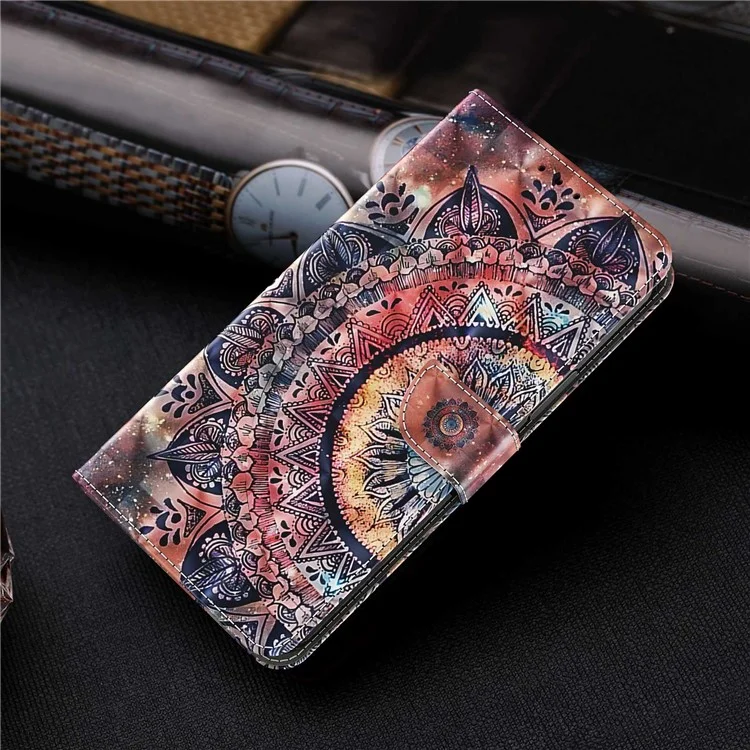 Per Samsung Galaxy A13 4G / 5G / A04s 4G (164,7 x 76,7 x 9,1 mm) Custodia a portafoglio in pelle PU con stampa creativa 3D, design a portafoglio, supporto magnetico con cinturino - Mandale colorate