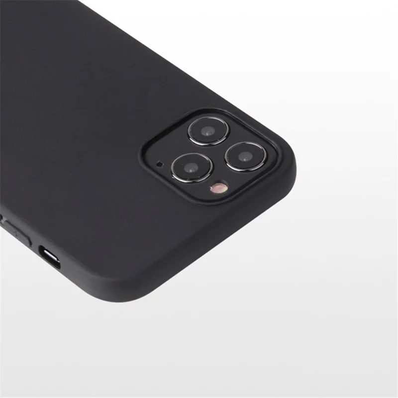 For iPhone 14 Pro Max 6.7 inch Matte TPU Phone Drop-proof Cover Anti-scratch Protective Case - Black
