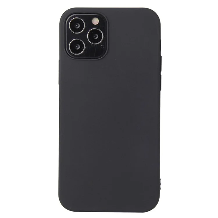 Für iPhone 14 Pro 6,1 Zoll Flexible TPU-Handyhülle Matt Anti-Drop Anti-Scratch Back Case - Schwarz
