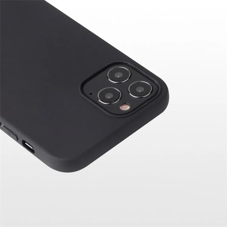 Für iPhone 14 Pro 6,1 Zoll Flexible TPU-Handyhülle Matt Anti-Drop Anti-Scratch Back Case - Schwarz