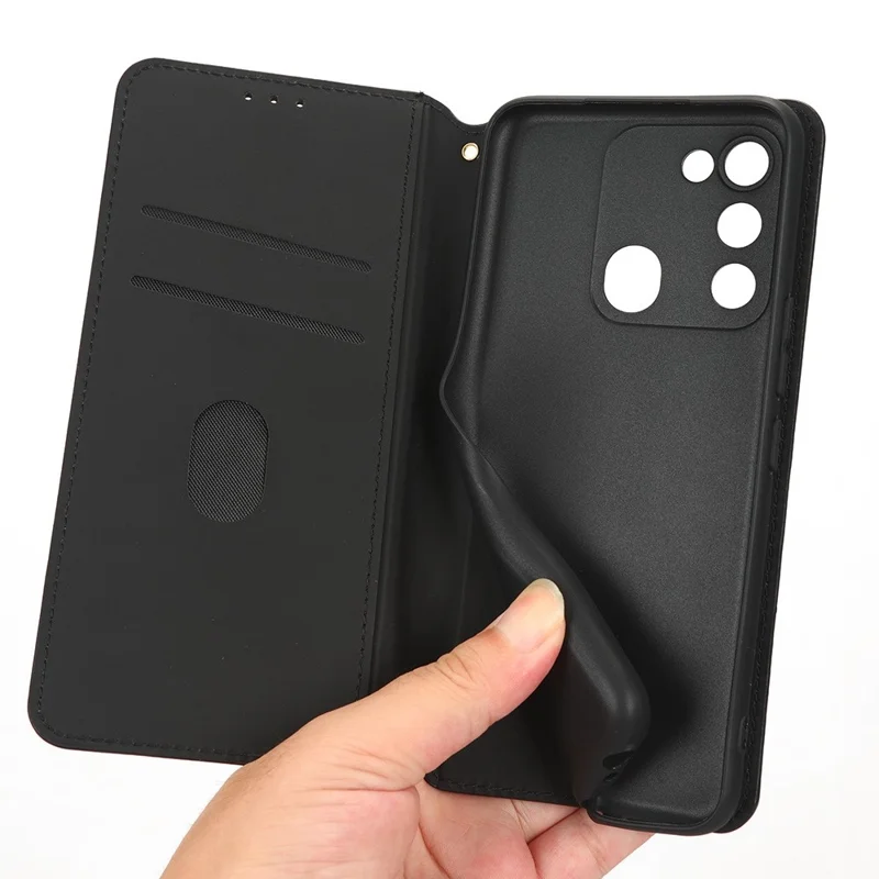 For TECNO Spark 8C 4G / Spark Go 2022 4G KG5 Case Imprinting Rhombus Pattern PU Leather Phone Stand  - Red