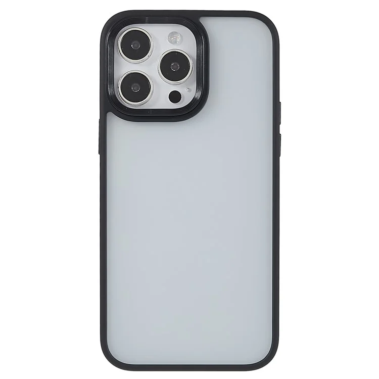 Shockpereploy Case Для Iphone 14 Pro 6,1 Дюйма с Кожей Телефона Tpu+акриловая Анти-капельница Тонкая Крышка - Черный