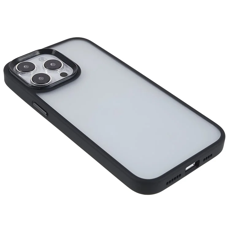 Shockpereploy Case Для Iphone 14 Pro 6,1 Дюйма с Кожей Телефона Tpu+акриловая Анти-капельница Тонкая Крышка - Черный