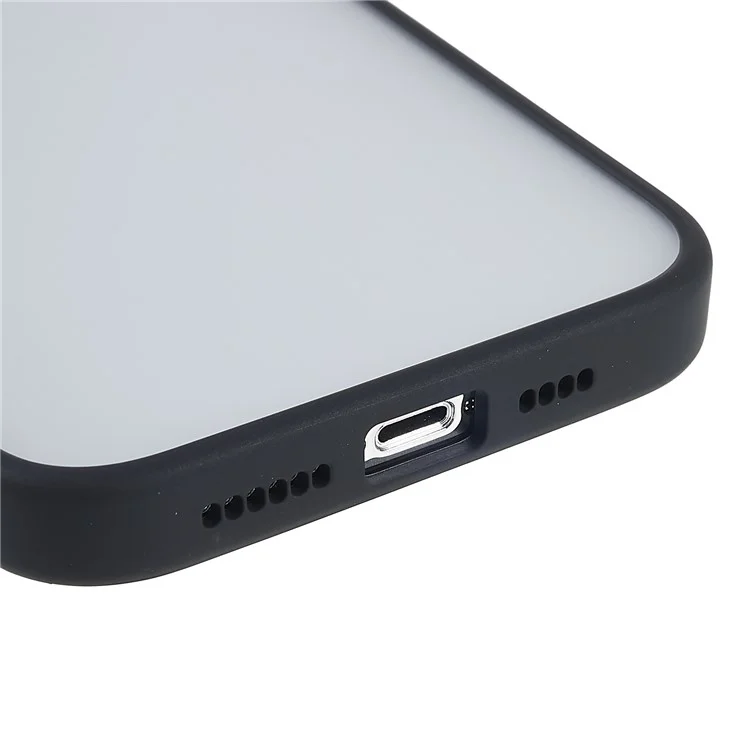 Shockpereploy Case Для Iphone 14 Pro 6,1 Дюйма с Кожей Телефона Tpu+акриловая Анти-капельница Тонкая Крышка - Черный