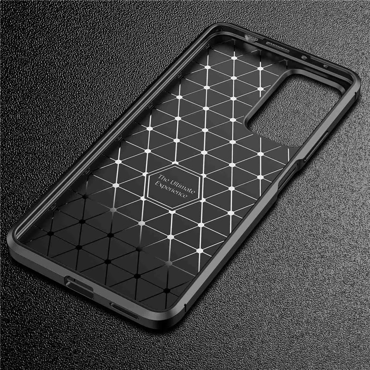 For Xiaomi Redmi Note 11 Pro+ 5G / Note 11 Pro 5G Carbon Fiber Texture Phone Cover Ultra Slim Soft TPU Back Case - Black