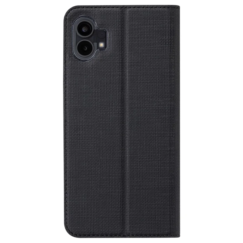 VILI DMX Series for Nothing phone (1) 5G Shockproof Phone Case Anti-scratch PU Leather Phone Shell Cover Card Holder - Black