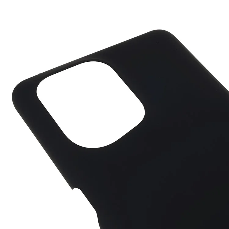 Para Oppo Find X5 Light Slim Anti-shock Mobile Phone Case Rubberized Glossy PC Back Shell - Negro