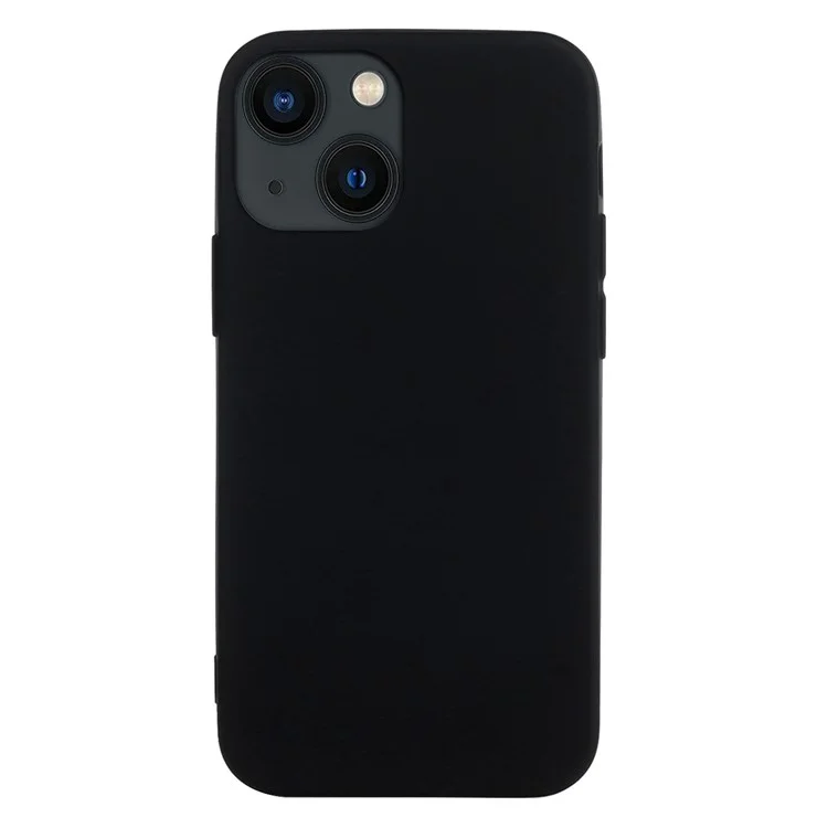 Per iPhone 14 6.1 pollici Candy Color Custodia per telefono Custodia protettiva in TPU antiurto - Nero
