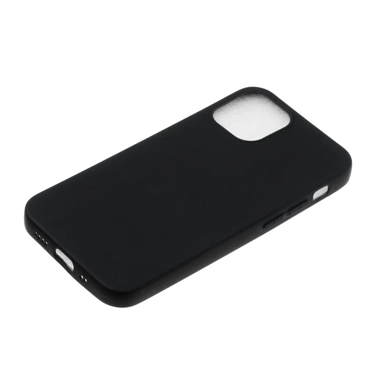 Per iPhone 14 6.1 pollici Candy Color Custodia per telefono Custodia protettiva in TPU antiurto - Nero