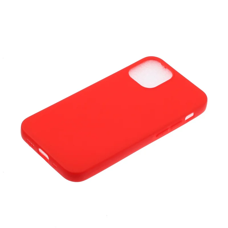 Anti-fall TPU Phone Case For iPhone 14 Pro 6.1 inch, Candy Color Mobile Phone Protective Back Cover - Red