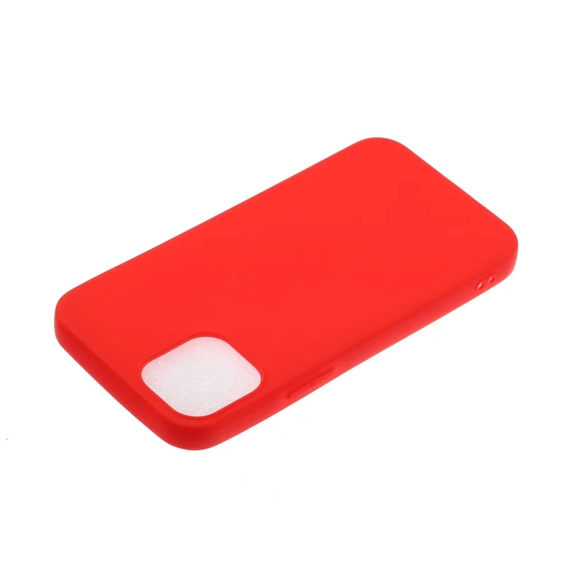 Anti-fall TPU Phone Case For iPhone 14 Pro 6.1 inch, Candy Color Mobile Phone Protective Back Cover - Red