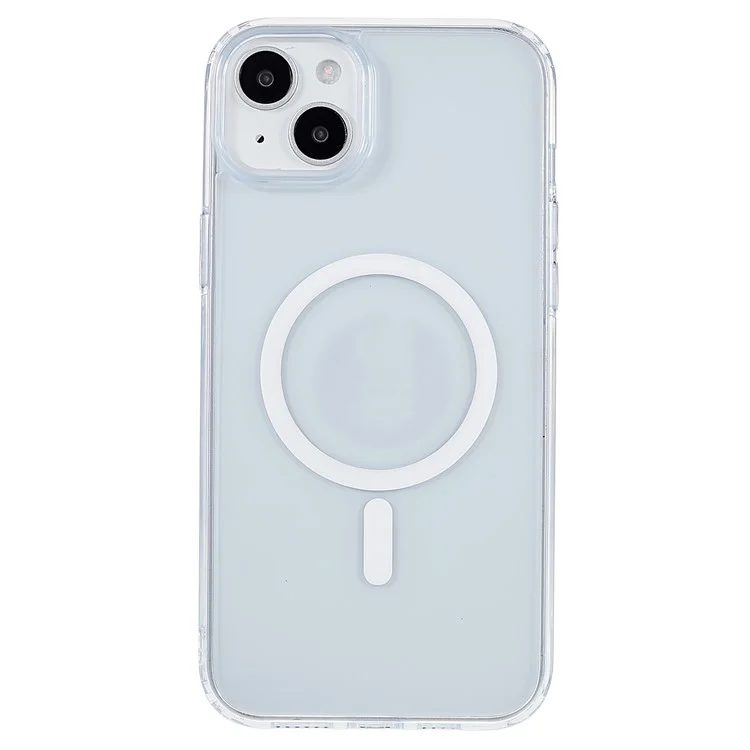 MUTURAL Für iPhone 14 Klare Hülle Kompatibel mit MagSafe Flexibles TPU Hartes PC Stoßfestes Cover