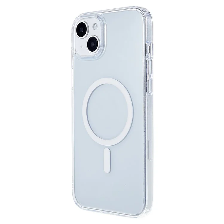 MUTURAL Für iPhone 14 Klare Hülle Kompatibel mit MagSafe Flexibles TPU Hartes PC Stoßfestes Cover