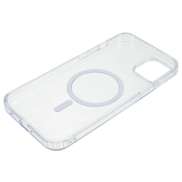 MUTURAL Für iPhone 14 Klare Hülle Kompatibel mit MagSafe Flexibles TPU Hartes PC Stoßfestes Cover