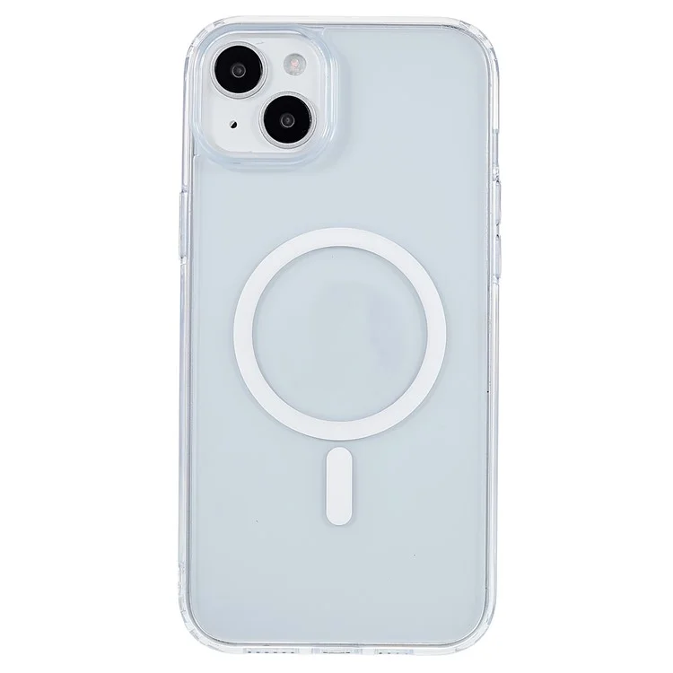 MUTURAL For iPhone 14 Plus Clear Case Compatible with MagSafe Anti-Scratch Hard PC Soft TPU Protective Cover