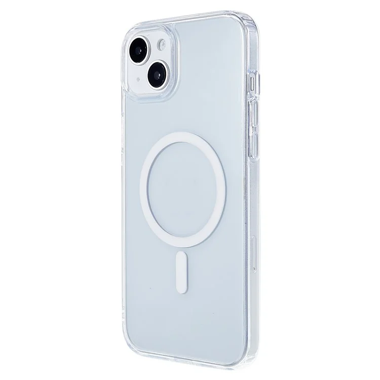MUTURAL For iPhone 14 Plus Clear Case Compatible with MagSafe Anti-Scratch Hard PC Soft TPU Protective Cover